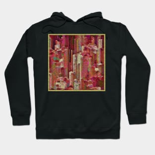 Textured Cityscape Hoodie